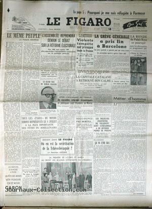 Le Figaro n&deg; 2026 du 14 mars, indiquant : Soucoupes pas mortes... 