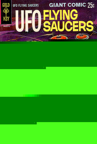 Couverture du n&deg; 1 de UFO Flying Saucers du 1er, titrant D'o&ugrave; viennent-ils - que veulent-ils ?