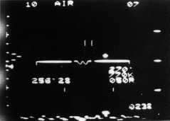 Echo radar enregistr&eacute; par l'un des F-16 lors de la nuit du 30/31 mars 1990