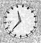 L'horloge vénusienne à 17 heures avec des inscriptions "chinoises"