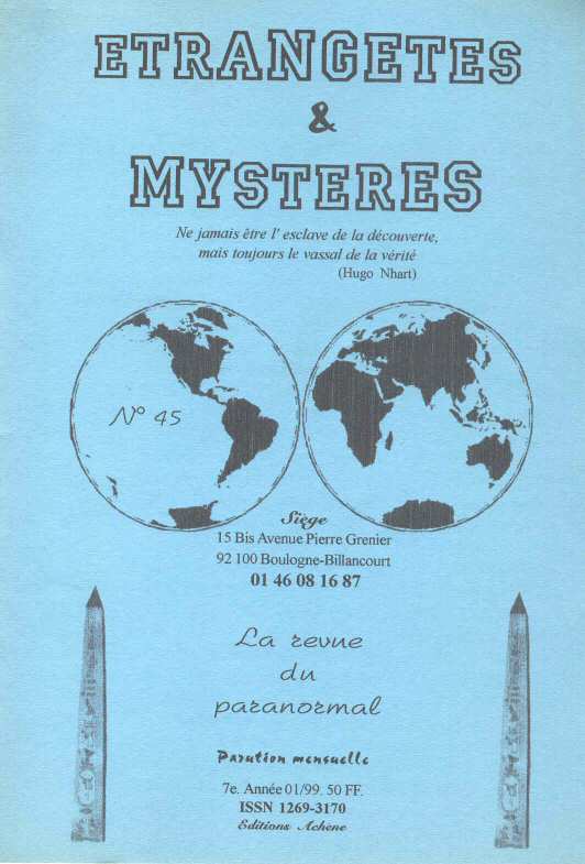 La revue "Étrangetés et Mystères"