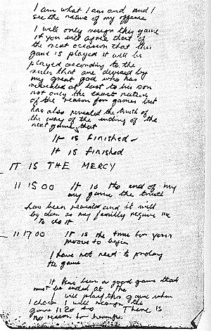 Les derniers mots de Crowhurst