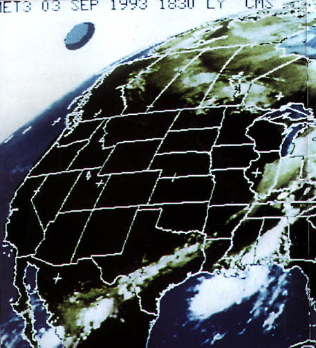 La photo de MeteoSat-3 du 3 septembre 1993