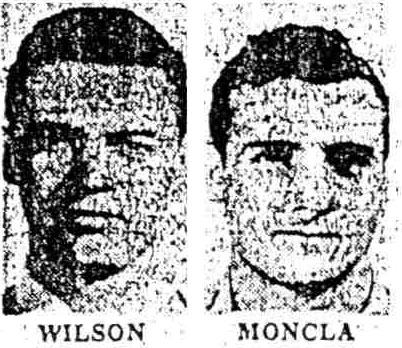 Les portraits des disparus Wilson et Moncla parus dans le State Journal du 24 novembre