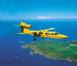 Un Trislander tel que pilot&eacute; par Bowyer
