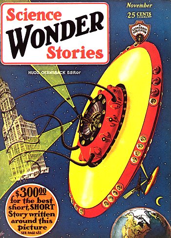 Couverture          de Science Wonder Stories n° 6 de 11          s8Collection Les Treece-Sainclair < UFOPOP