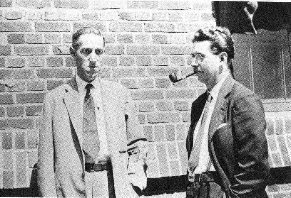 Lovecraft et Frank Belknap Long à Flatbush, Brooklyn le vendredi 31 juillet 1931