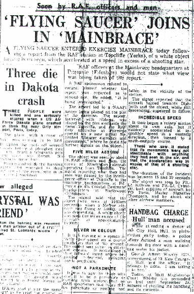 Article de presse de 1952