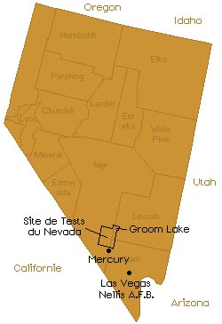Carte du Nevada