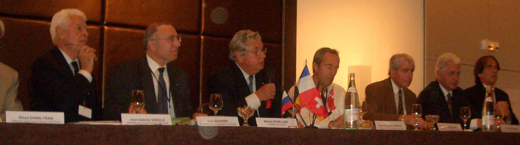 Les membres de la commission : Jean-Gabriel Greslé, Alain H. Boudier,