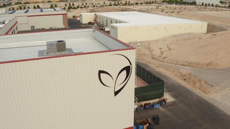 Le siège de Bigelow Aerospace dans le nord de Las Vegas (Nevada)
