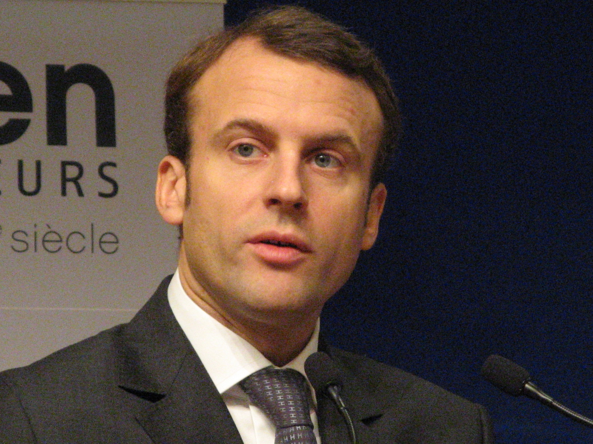 Emmanuel Macron aux journées de l'entrepreneur le 2014-11-17