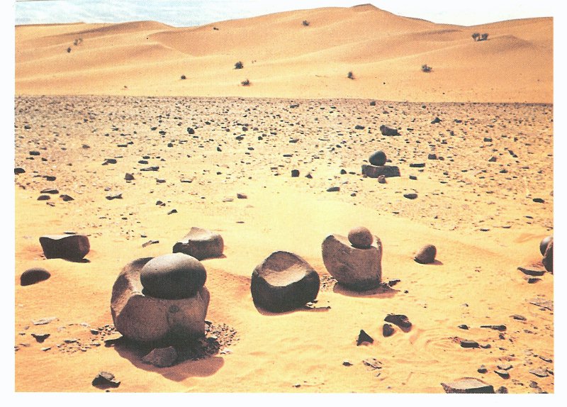 Une autre photographie publiée par Victor Martinez, présentée comme montrant la planète Serpo. Il s'agit      en fait d'une photo du Sahara.