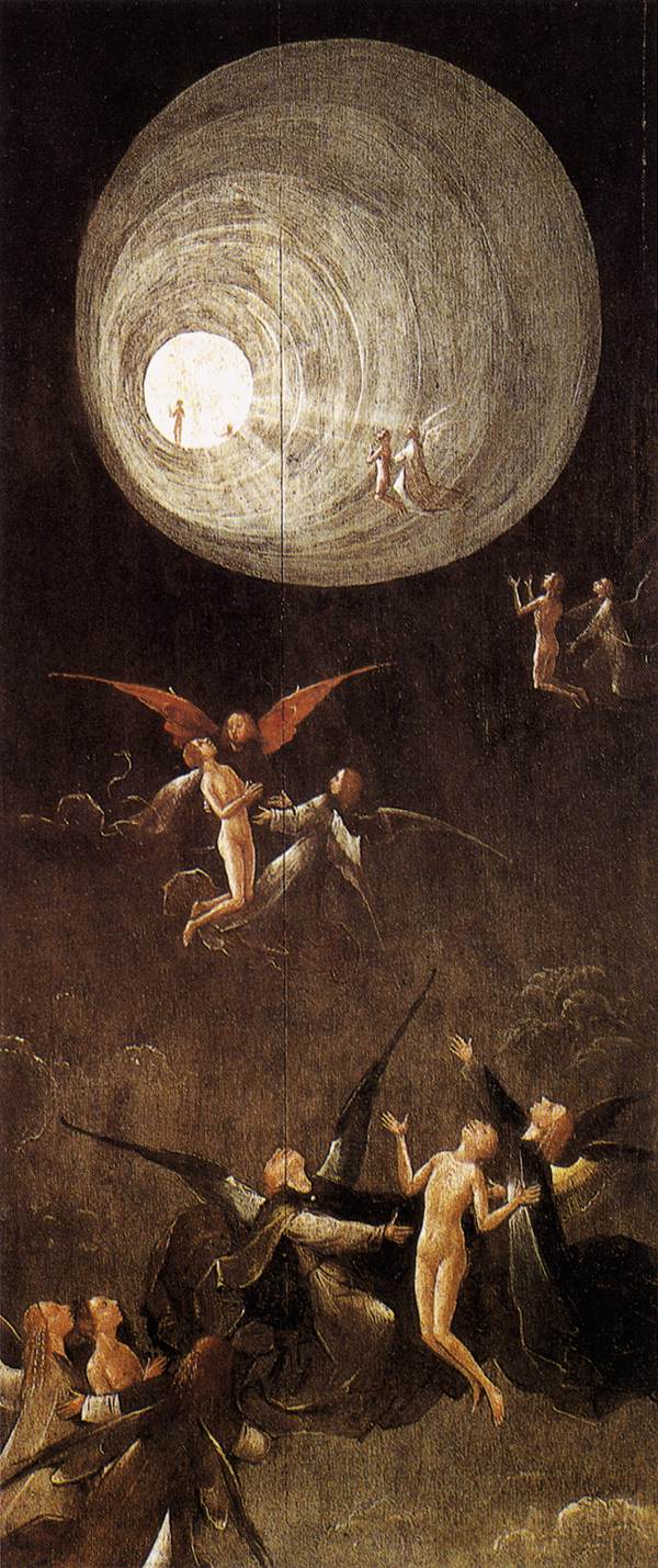 L'Ascension vers l'empyrée peinte par Jérôme Bosh vers 1505-1515