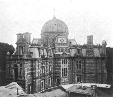 L'observatoire royal de Greenwich en Août 1900 (photo de Mr. Lacey)