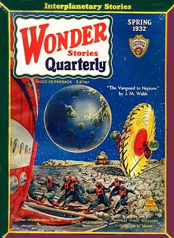Couverture de Wonder Stories Quaterly n° 3, vol. 3 du printemps s1Klotz, Jim < UFOPOP