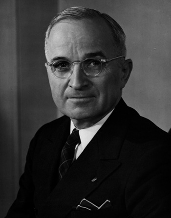 Le président Truman en novembre 1945