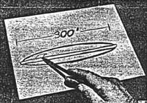 Drawing of Space Ship