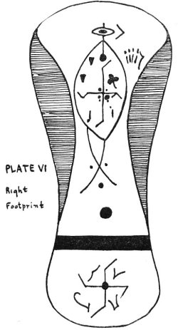 PLATE IV. Left Footprint