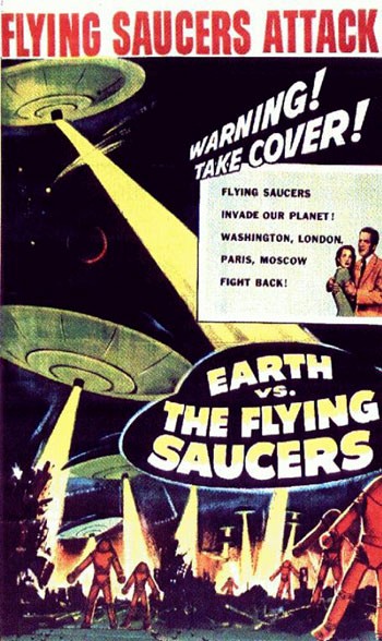 Affiche de Earth versus the Flying Saucers, sorti le 1er