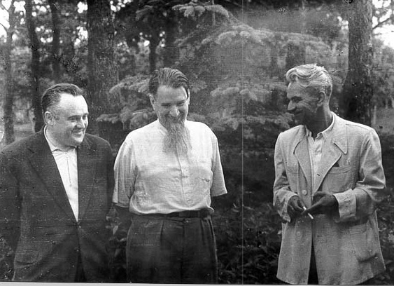 En 1956 avec Kurchakov et Keldysh
