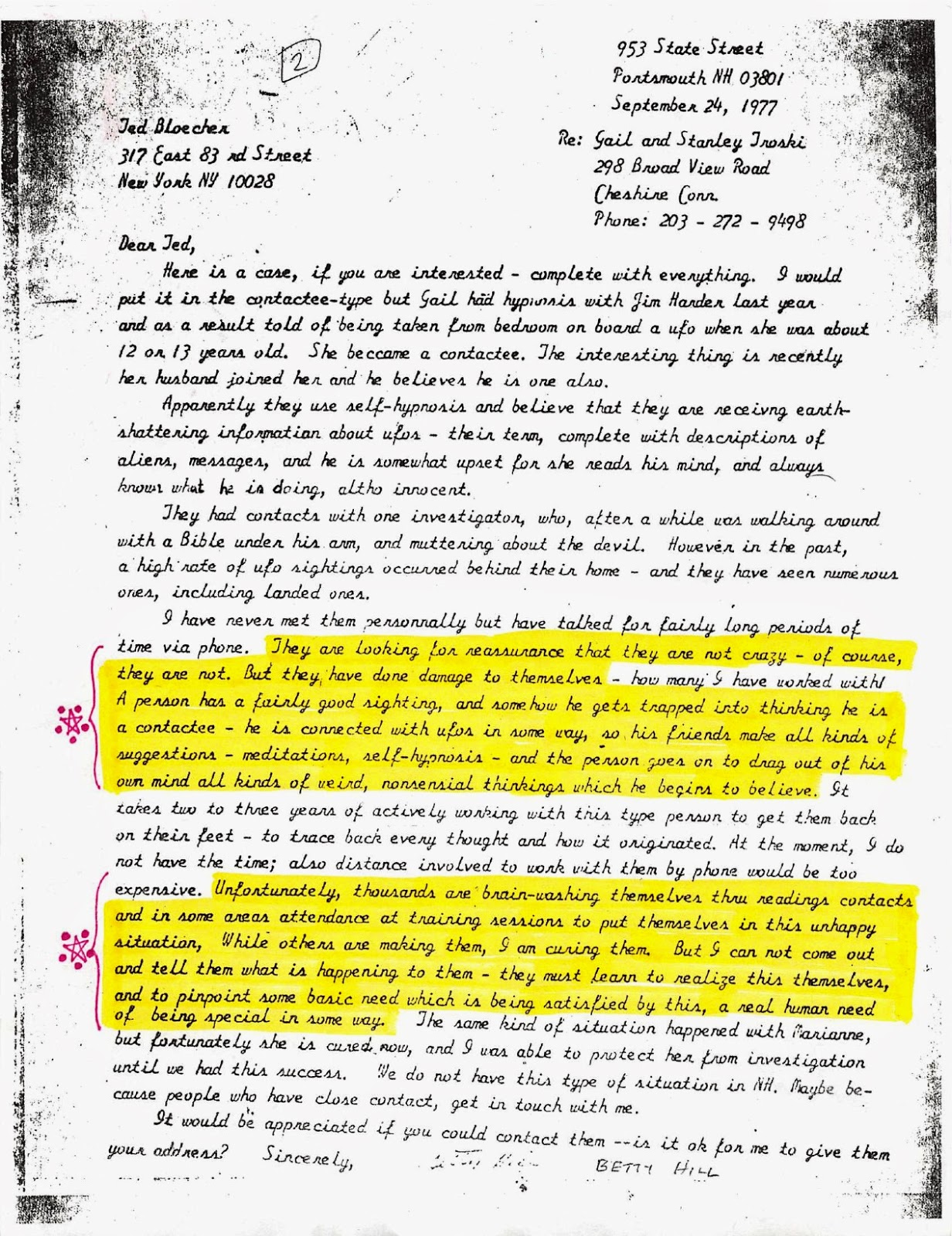 The original letter