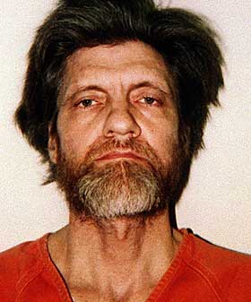 Kaczynski en prison en 1996