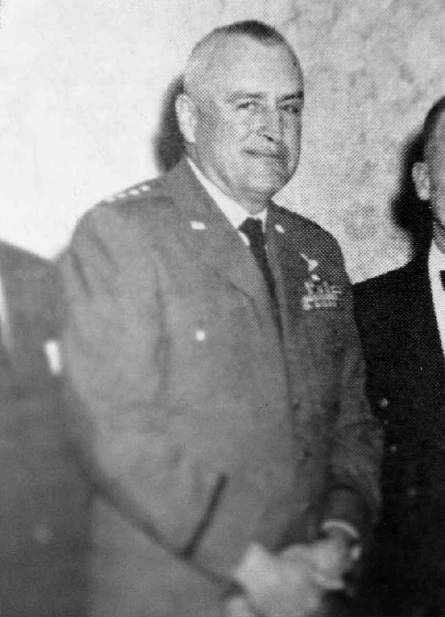 Fig. 12 - Colonel William H. Blanchard, Commander of Roswell Army Air Force Base and the 509th (nuclear) Bomb Group.    Blanchard ordered the base's public information officer to compose a newspaper release saying that they had captured    a flying disk on a ranch in the locality s14USAF