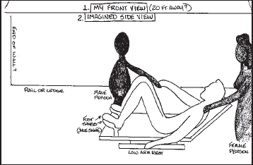 Drawing by alleged abducted E. N. s2Rainey, C.: with    permission of E. N.